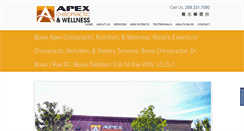 Desktop Screenshot of boiseapexchiro.com